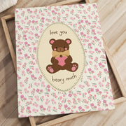 Love You Beary Much – Nursery & Kids Canvas Wall Art