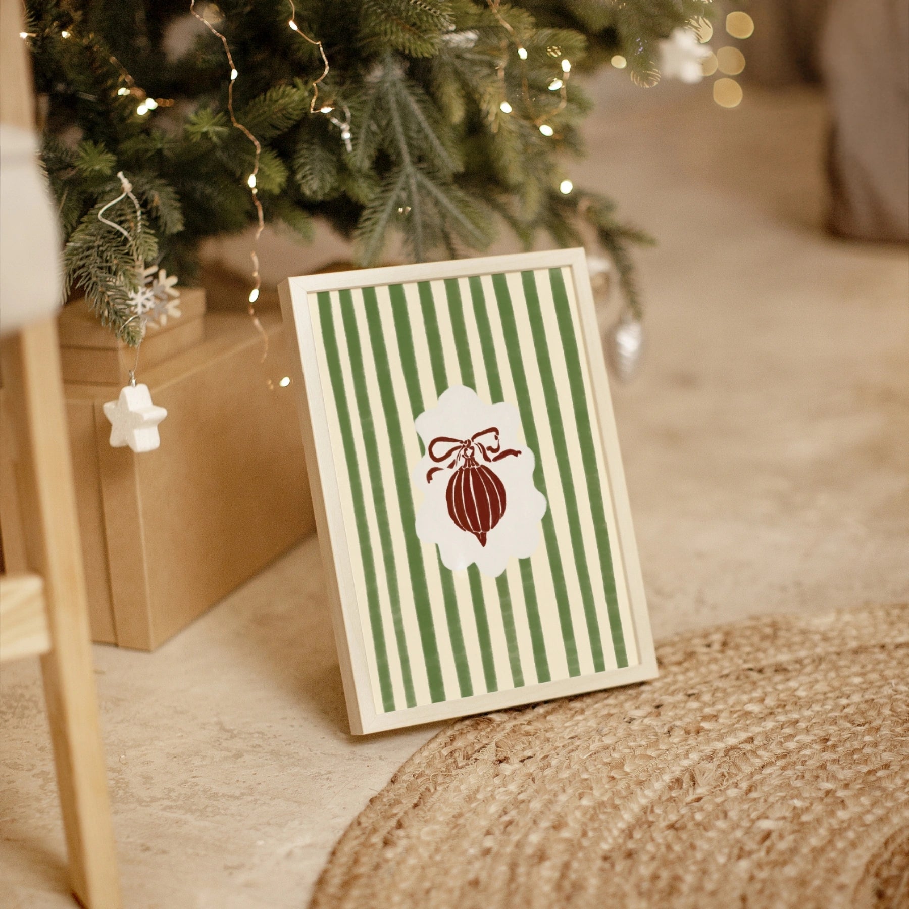 Christmas Ornament Wall Art