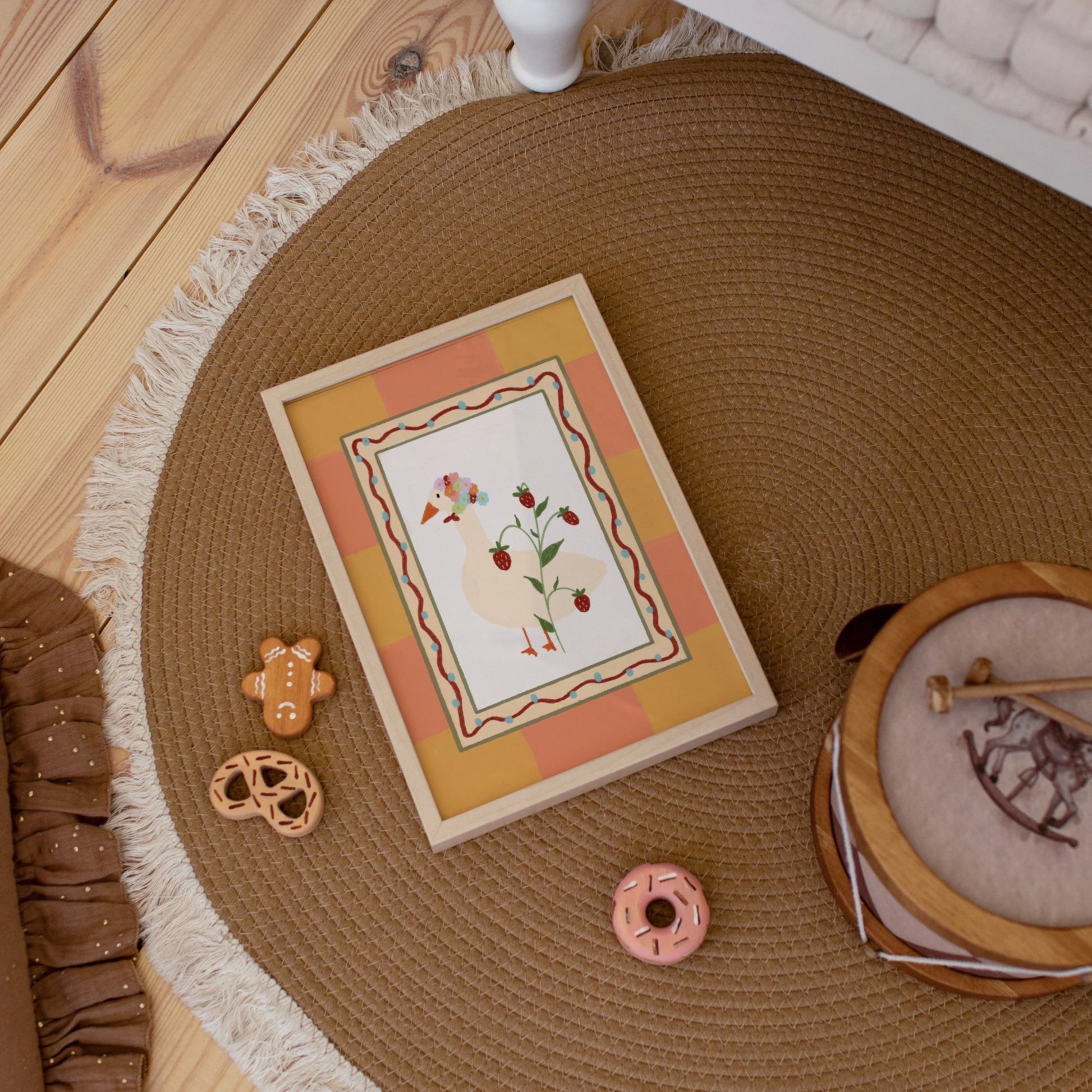 Cute Duck Wall Art