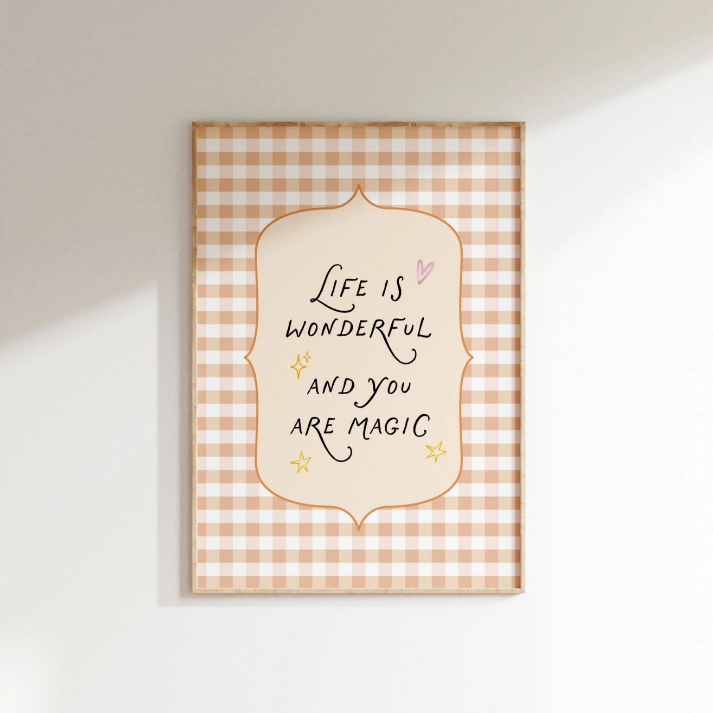 Inspirational Quote Wall Art, Whimsical Kids Decor