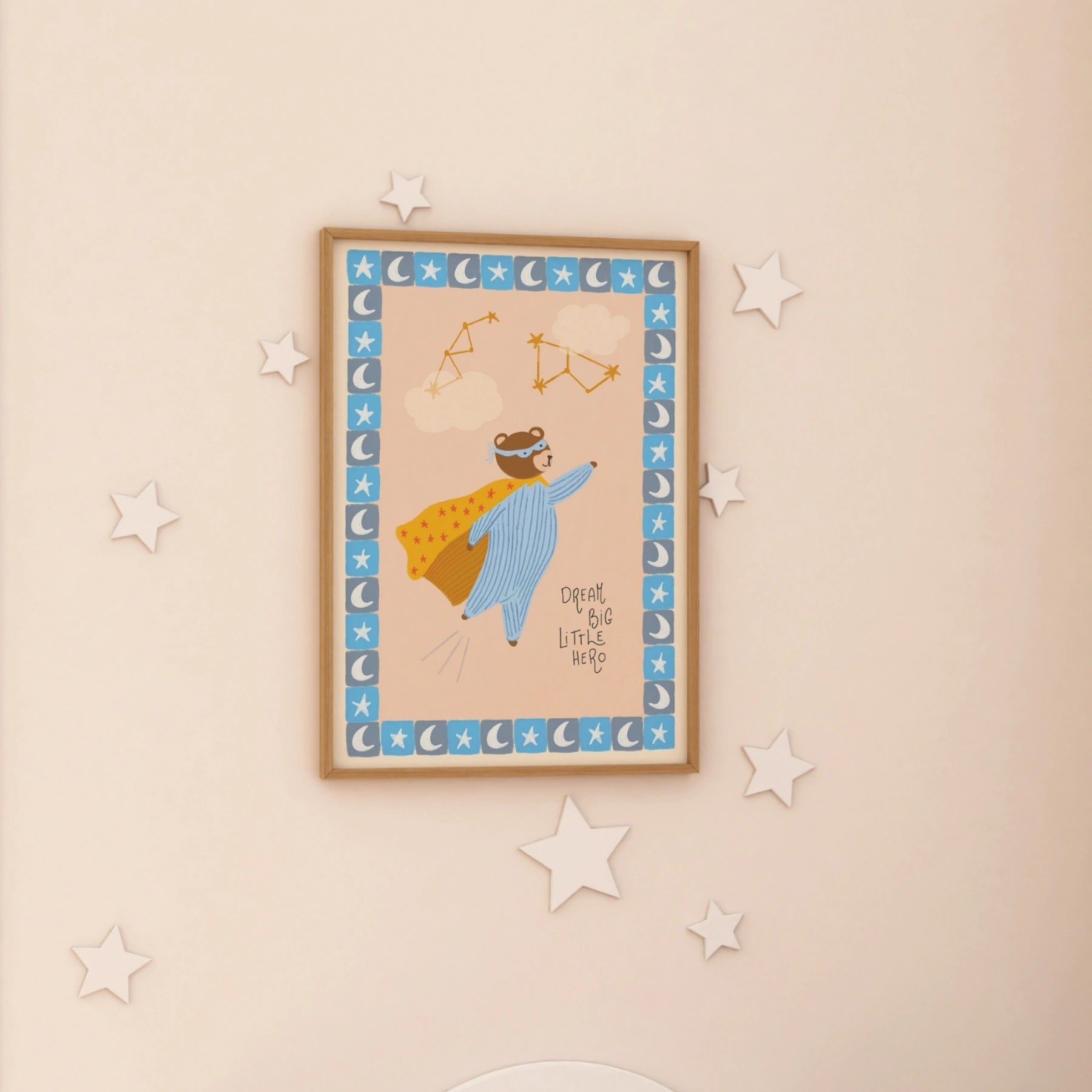 Stampa orso supereroe