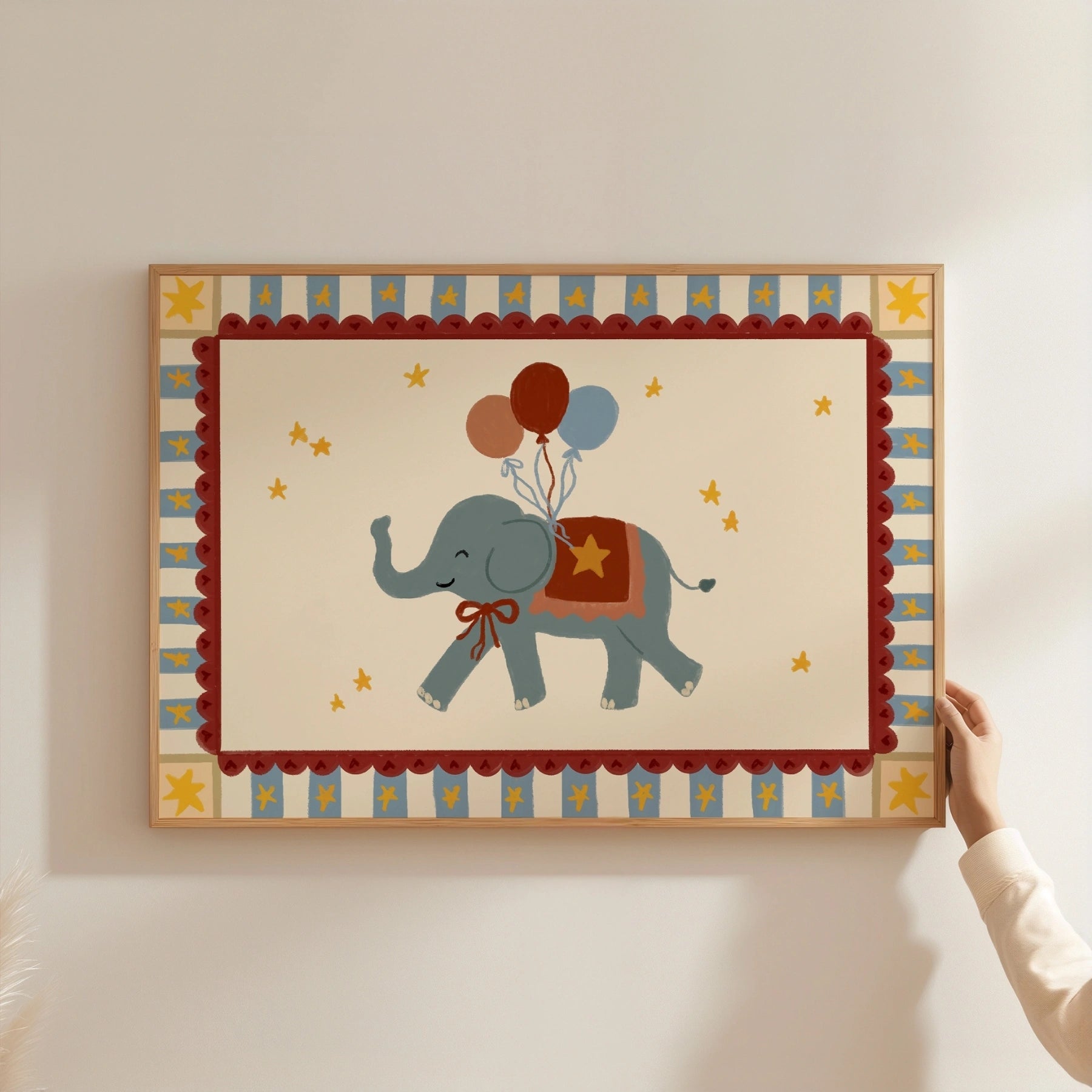 Stampa nursery a tema circo
