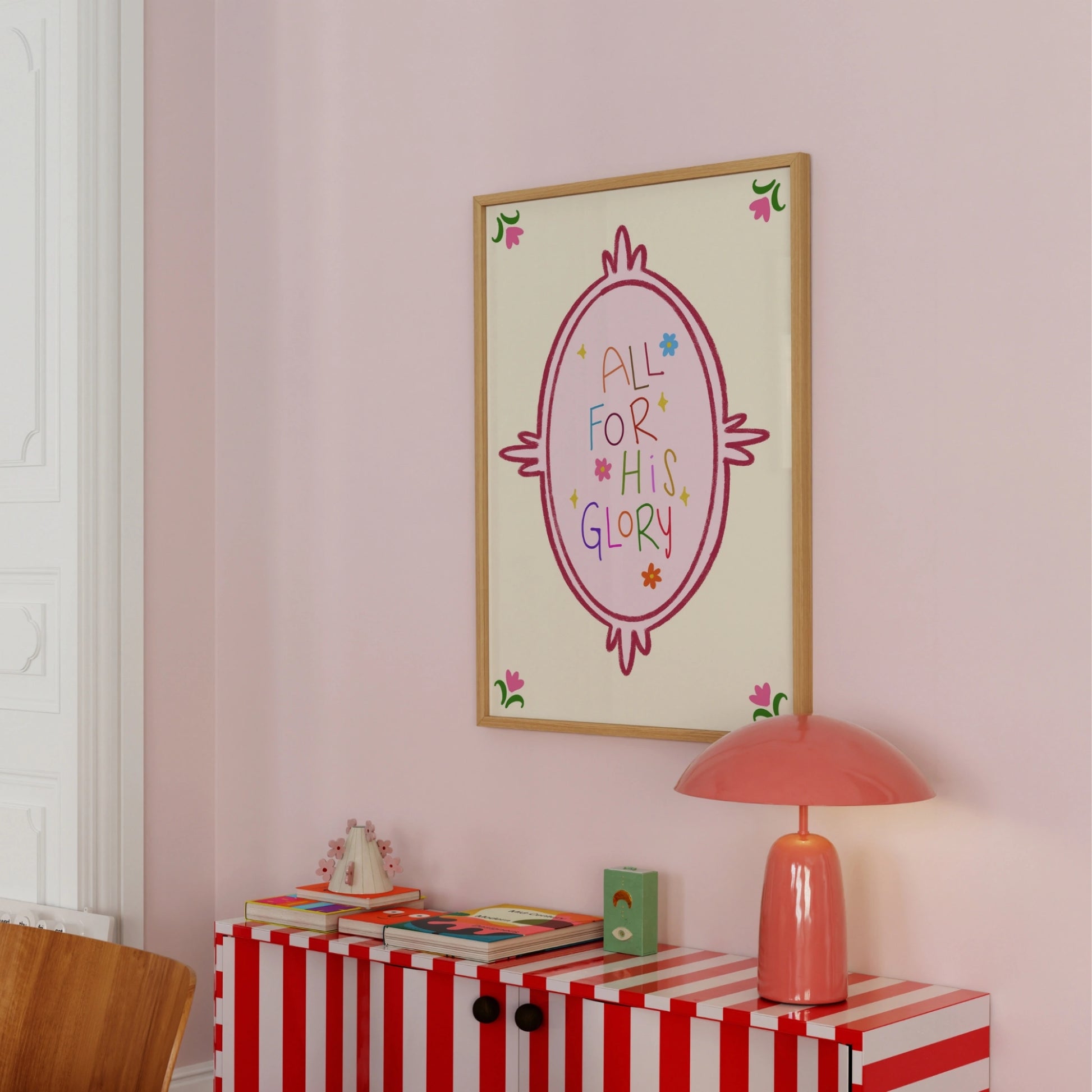 Impression colorée de citation de Coquette Faith