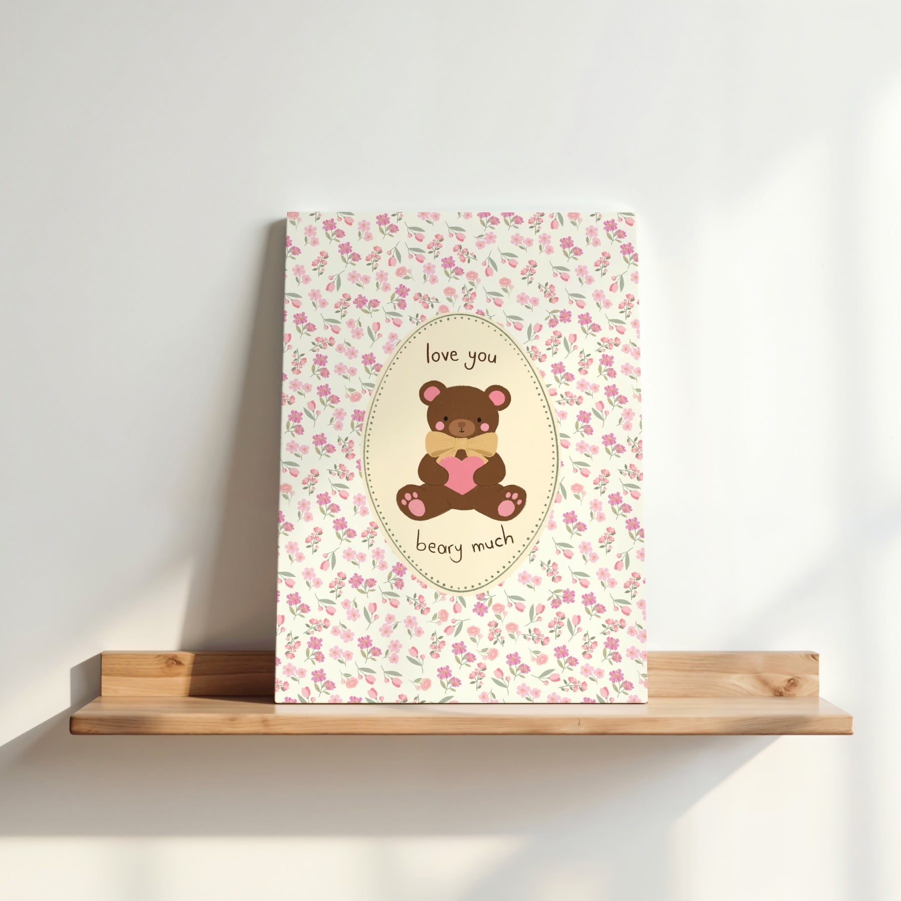 Lienzo de Oso para Cuarto Infantil