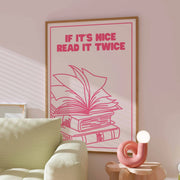 Read It Twice – Bookish Wall Art