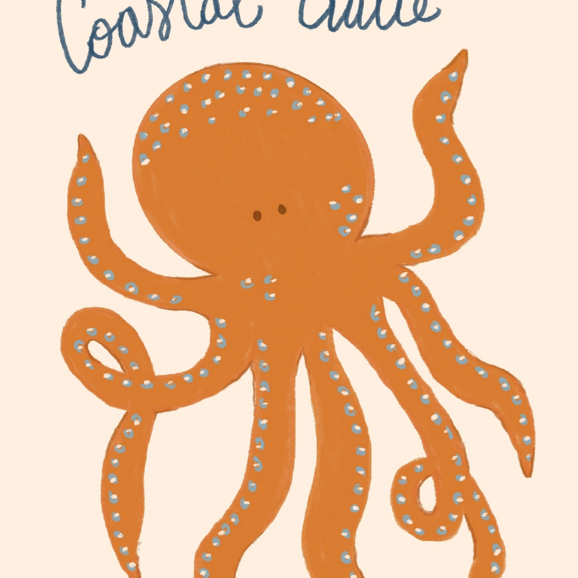 Affiche murale pieuvre