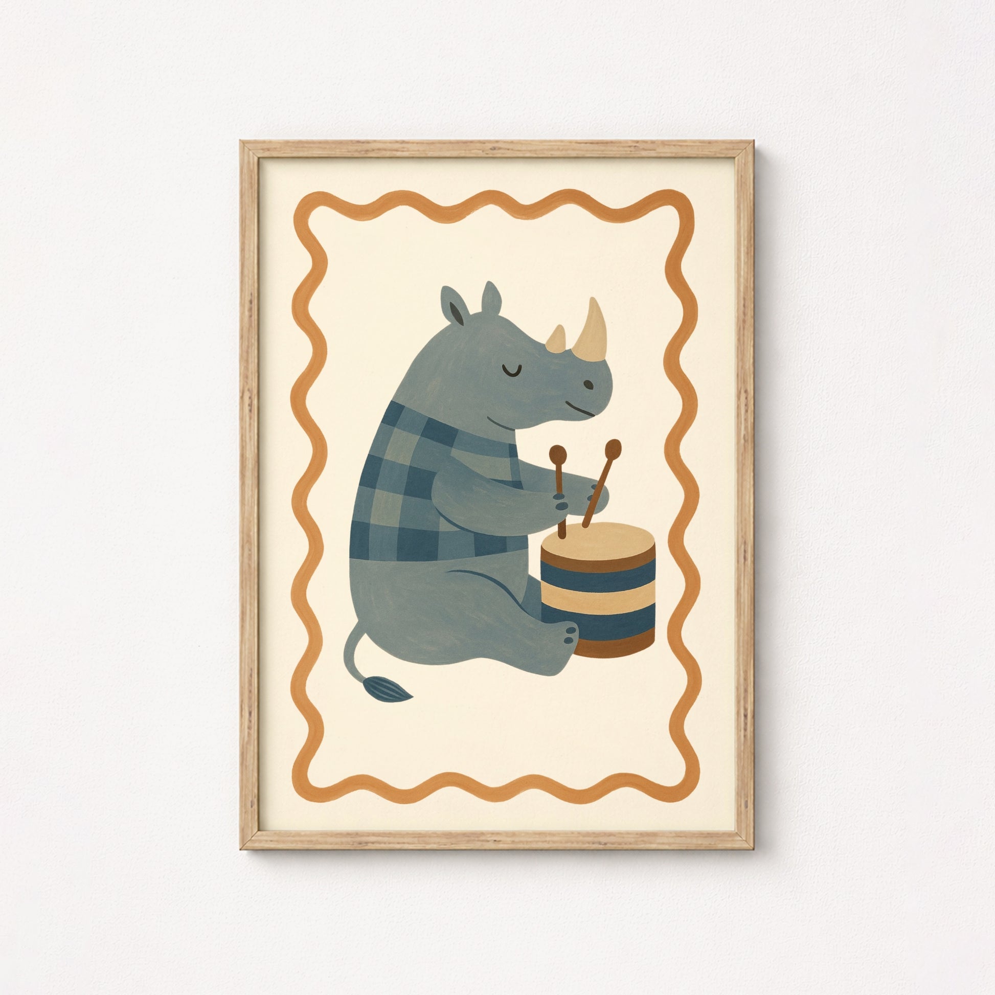 Poster giungla vintage, decorazioni murali circo