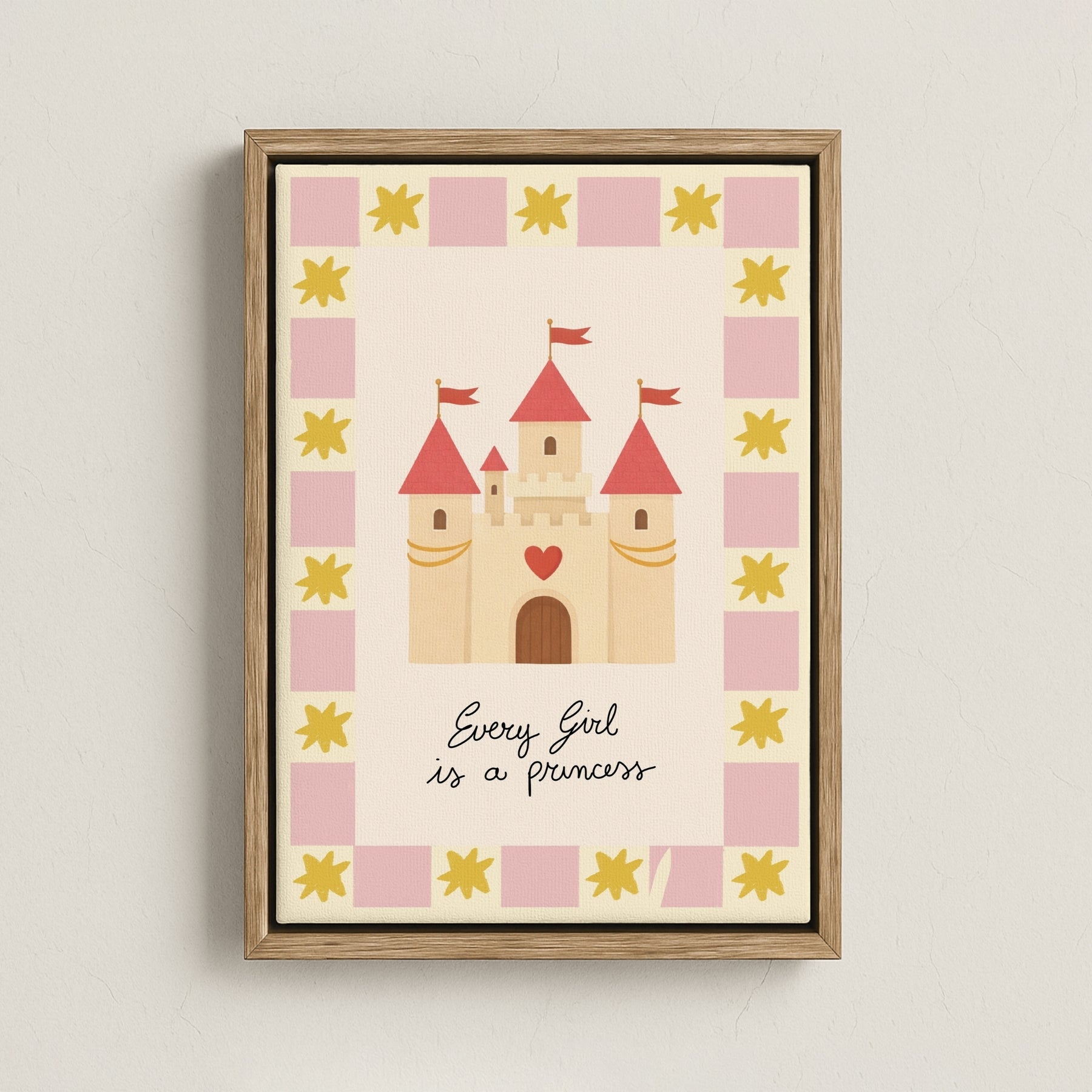 Fairytale Castle Canvas Wall Art