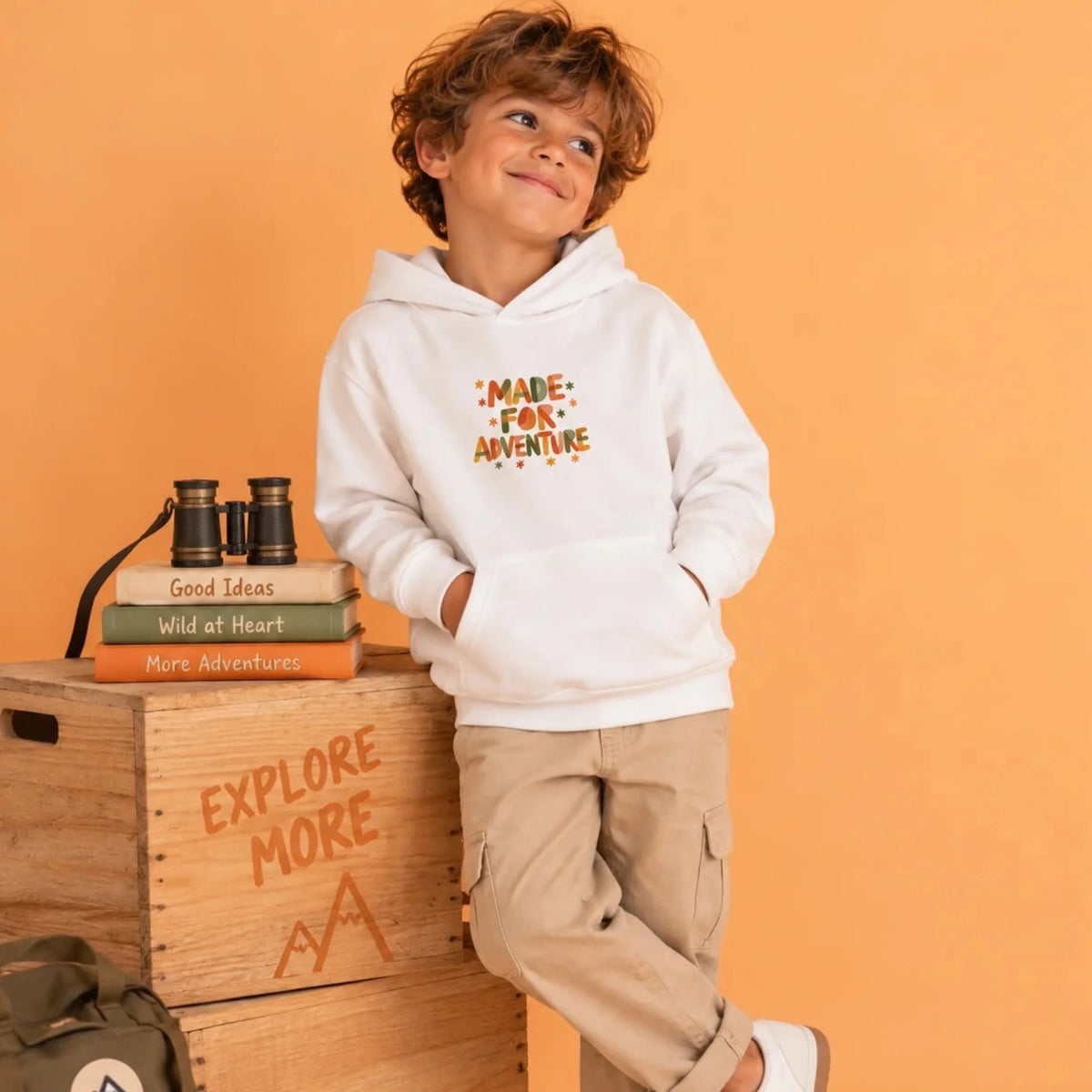 Woodland Adventure Bunnies – Kids Hoodie