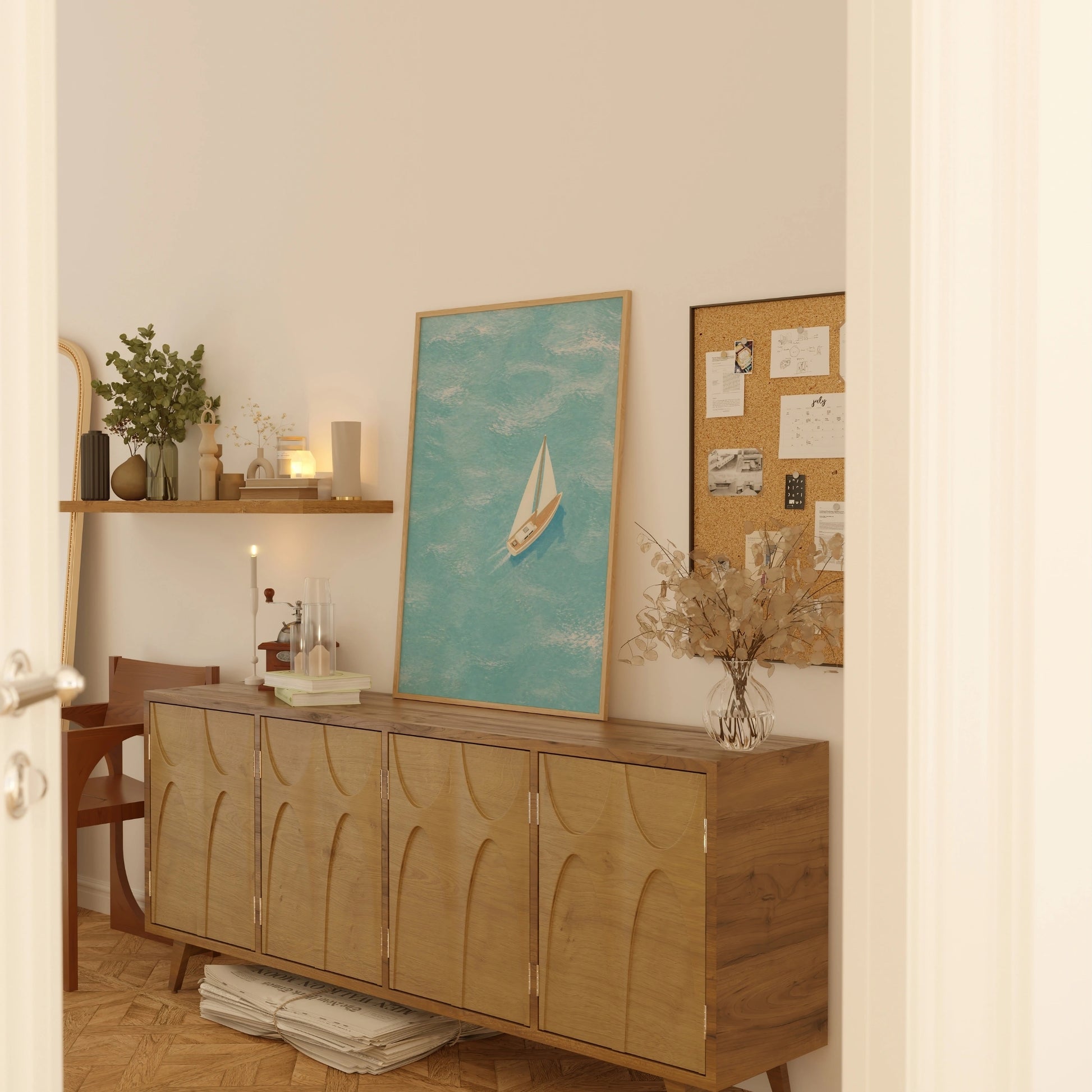 Sailboat Ocean Wall Art