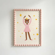 Fairy Bear Ballerina – Affiche pour enfant