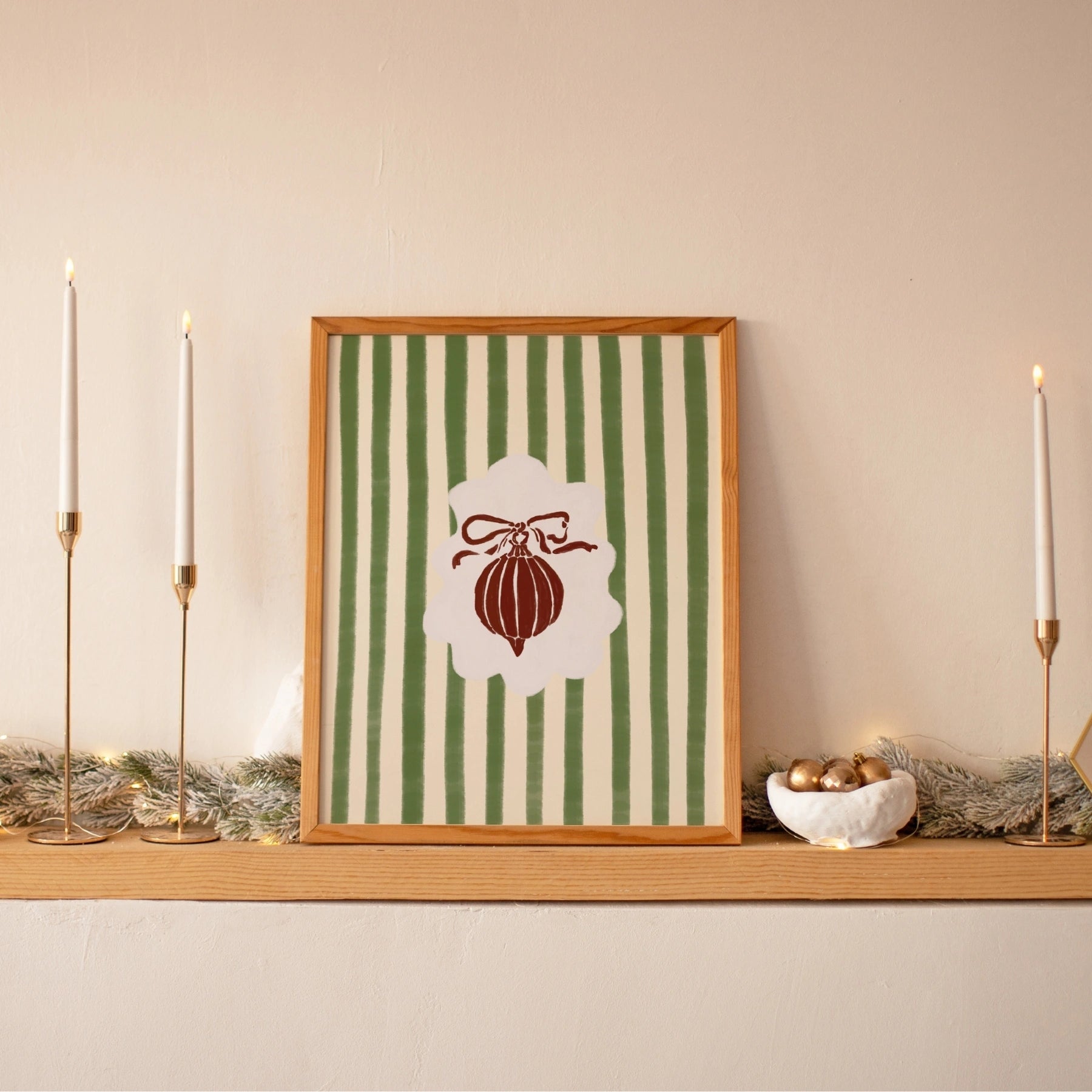 Christmas Ornament Wall Art