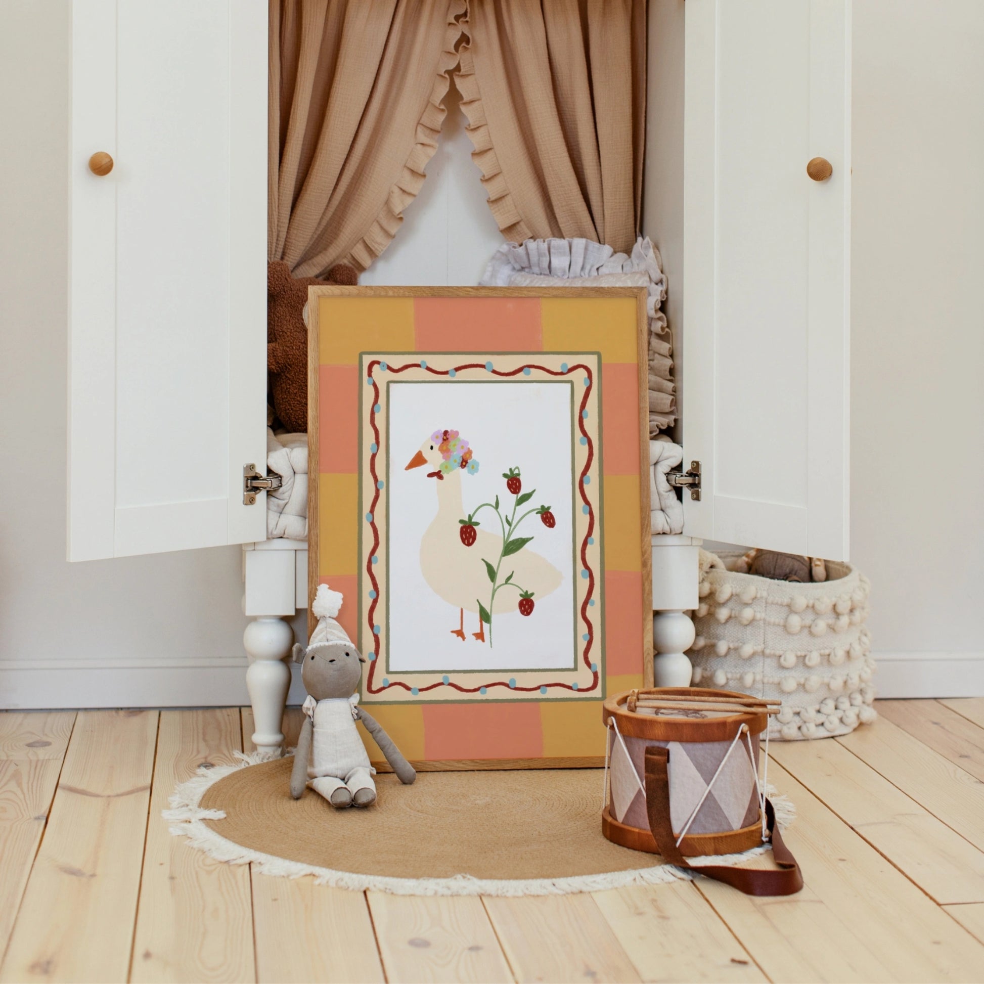 Cute Duck Wall Art
