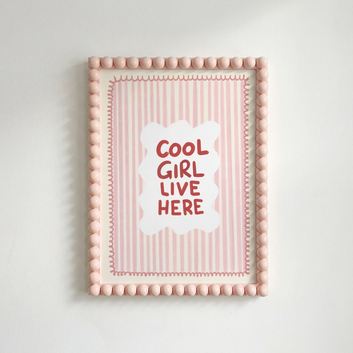 Cool Girl Live Here, Girls Room Decor