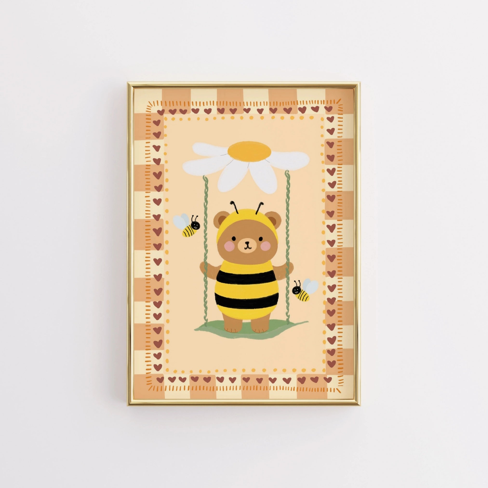 Stampa Orsetto ape per cameretta