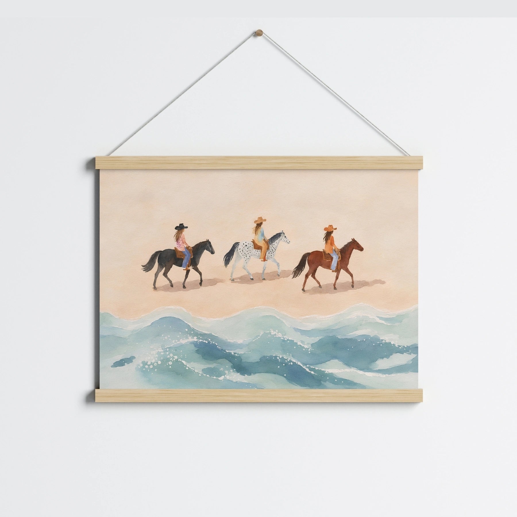 Coastal Cowgirl Duo Print