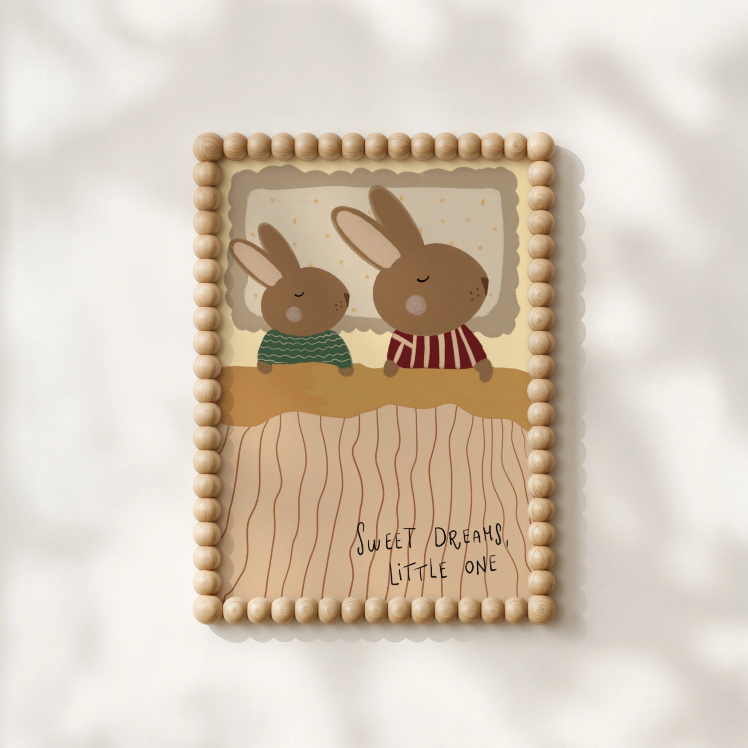 Impression "Fais de beaux rêves, mon petit", Décoration vintage pour chambre d'enfant