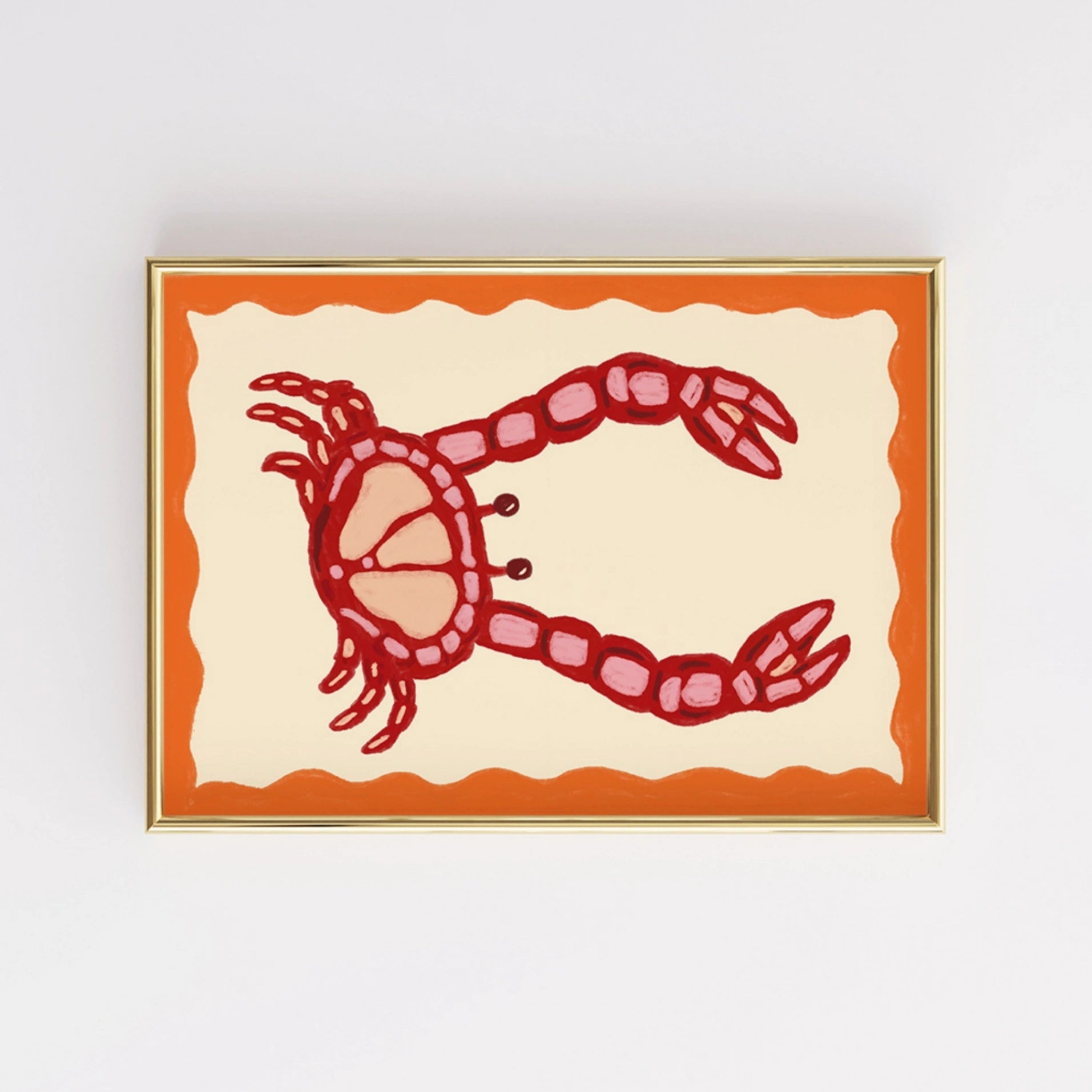 Affiche murale Crabe rouge