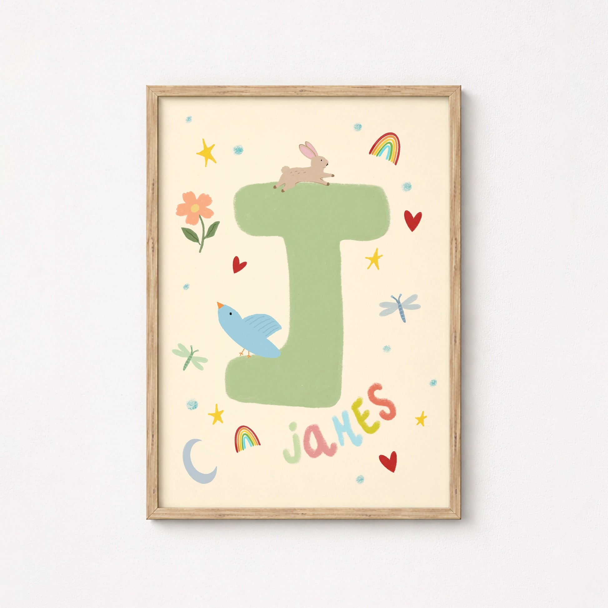 Personalized Nursery Name – Personalized wall art