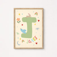 Personalized Nursery Name – Personalized wall art