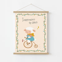 Cute Lamb Baby Room Decor, Christian Nursery Decor