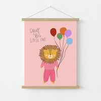 Dream Big Little One Nursery Print