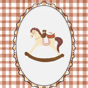 Vintage Rocking Horse – Nursery & kids wall art
