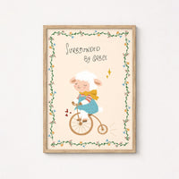 Cute Lamb Baby Room Decor, Christian Nursery Decor