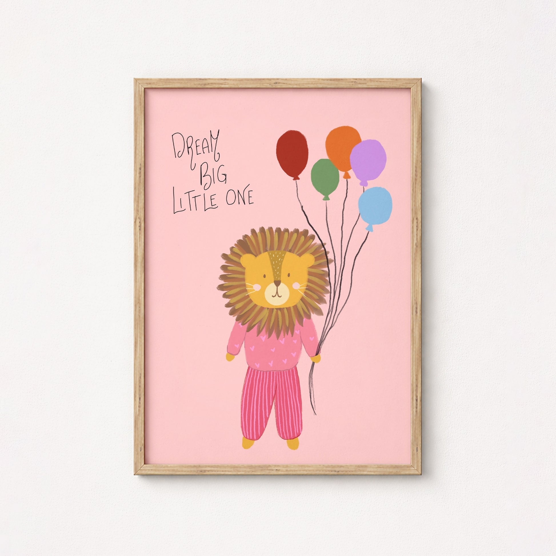 Dream Big Little One Nursery Print
