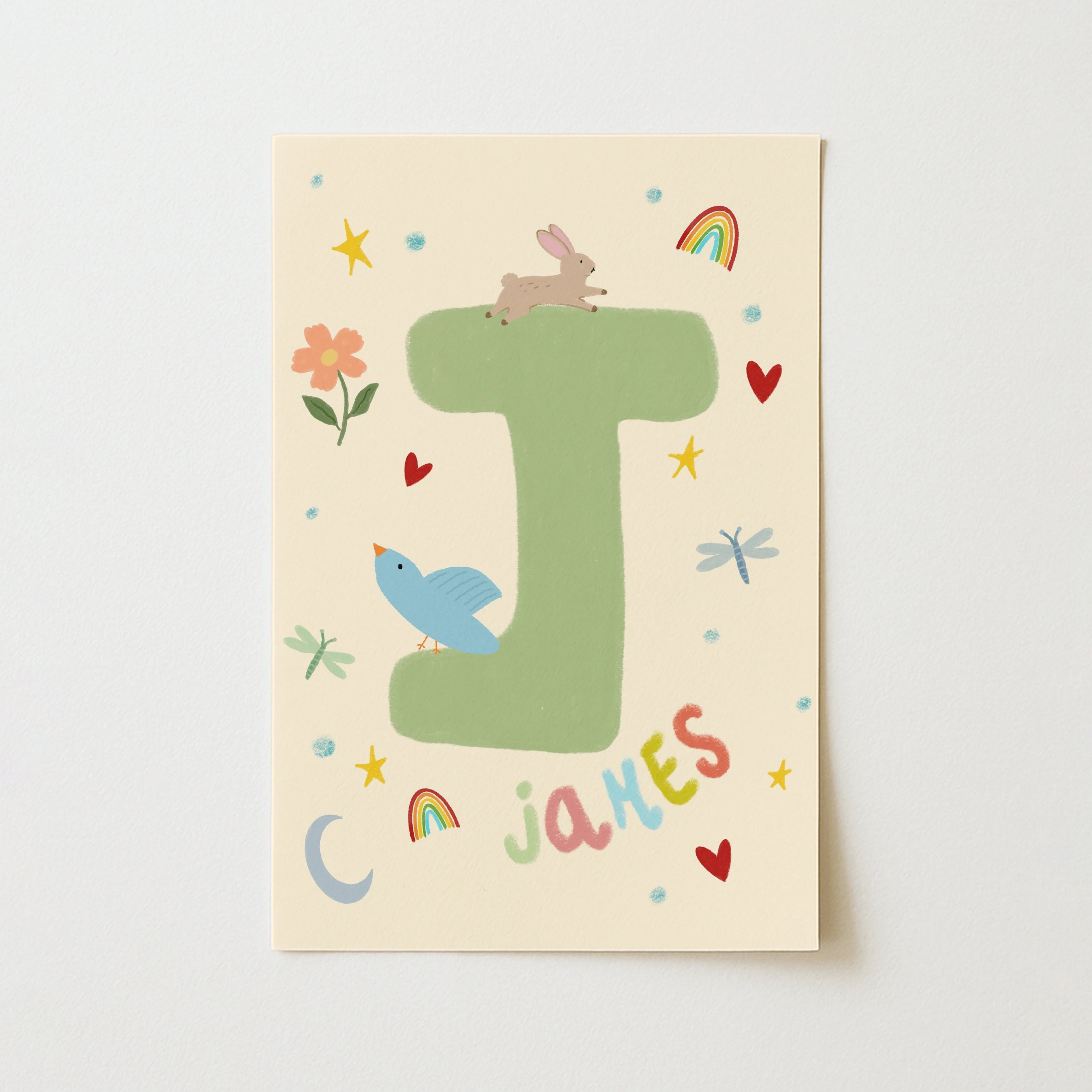 Personalized Nursery Name – Personalized wall art