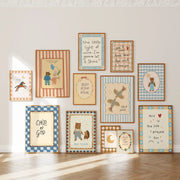 Christian Nursery – Vol. 1 Set di stampe da parete – 16 illustrazioni stampabili