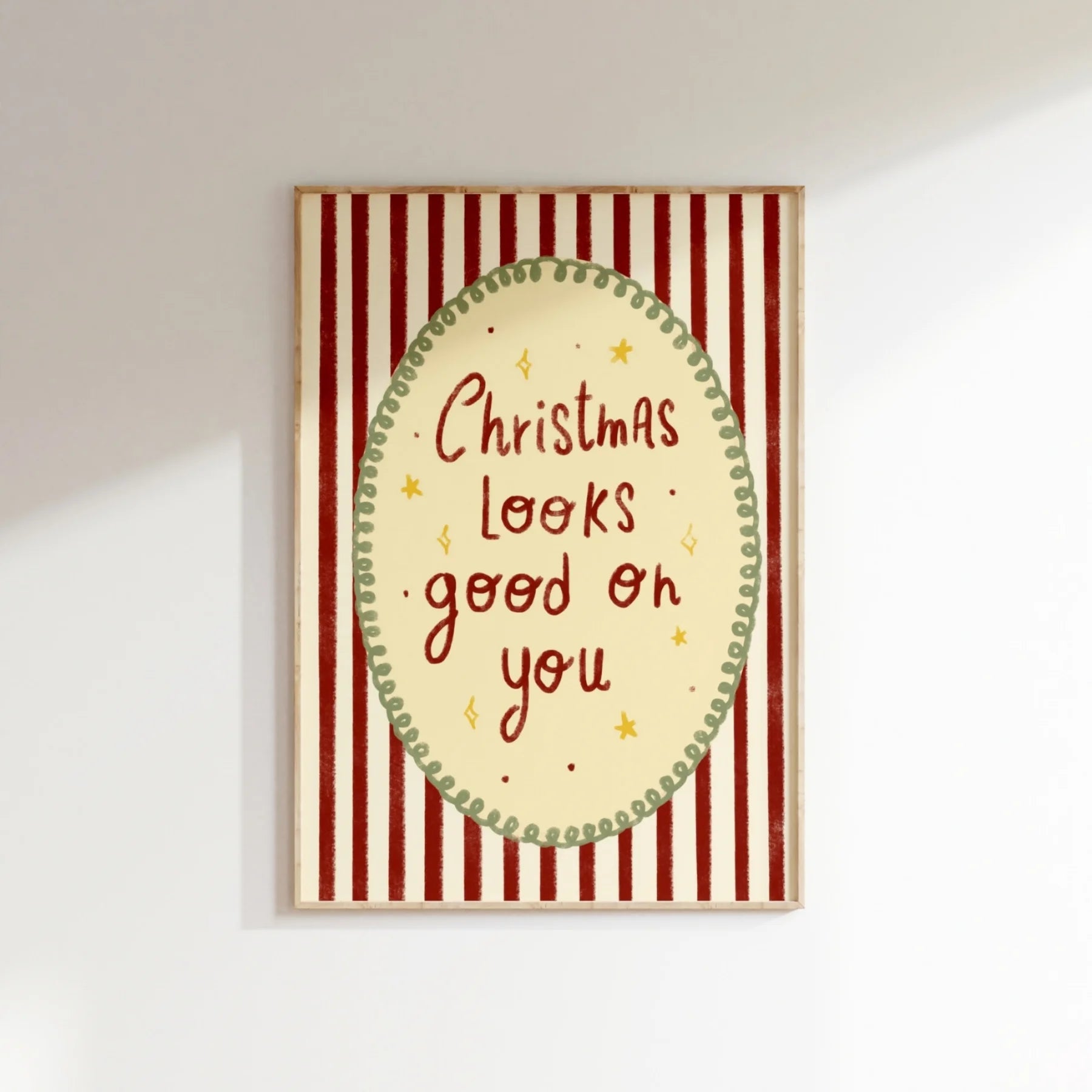Christmas Looks Good on You – Poster di Natale