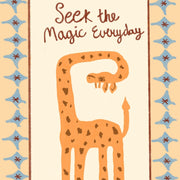 Whimsical Giraffe – Poster per bambini