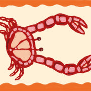 Red Crab - Poster costiero