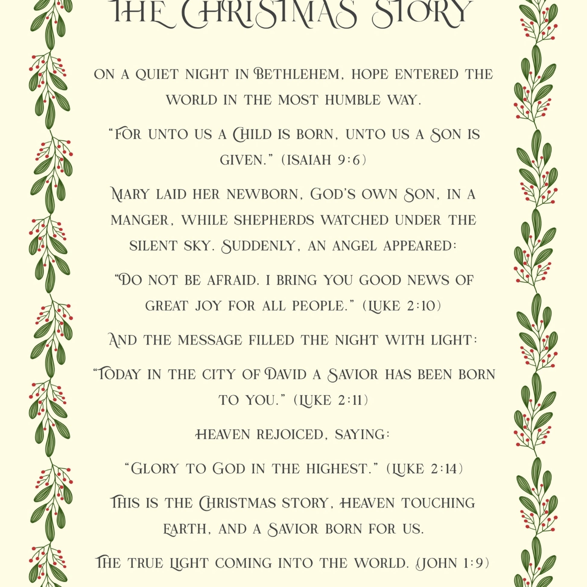 Illustrazione dell'albero dei versetti della Bibbia