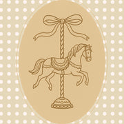 Vintage Carousel Horse - Nursery & Kids Wall Art