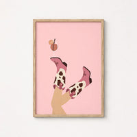 Coastal Cowgirl Boots Wall Art