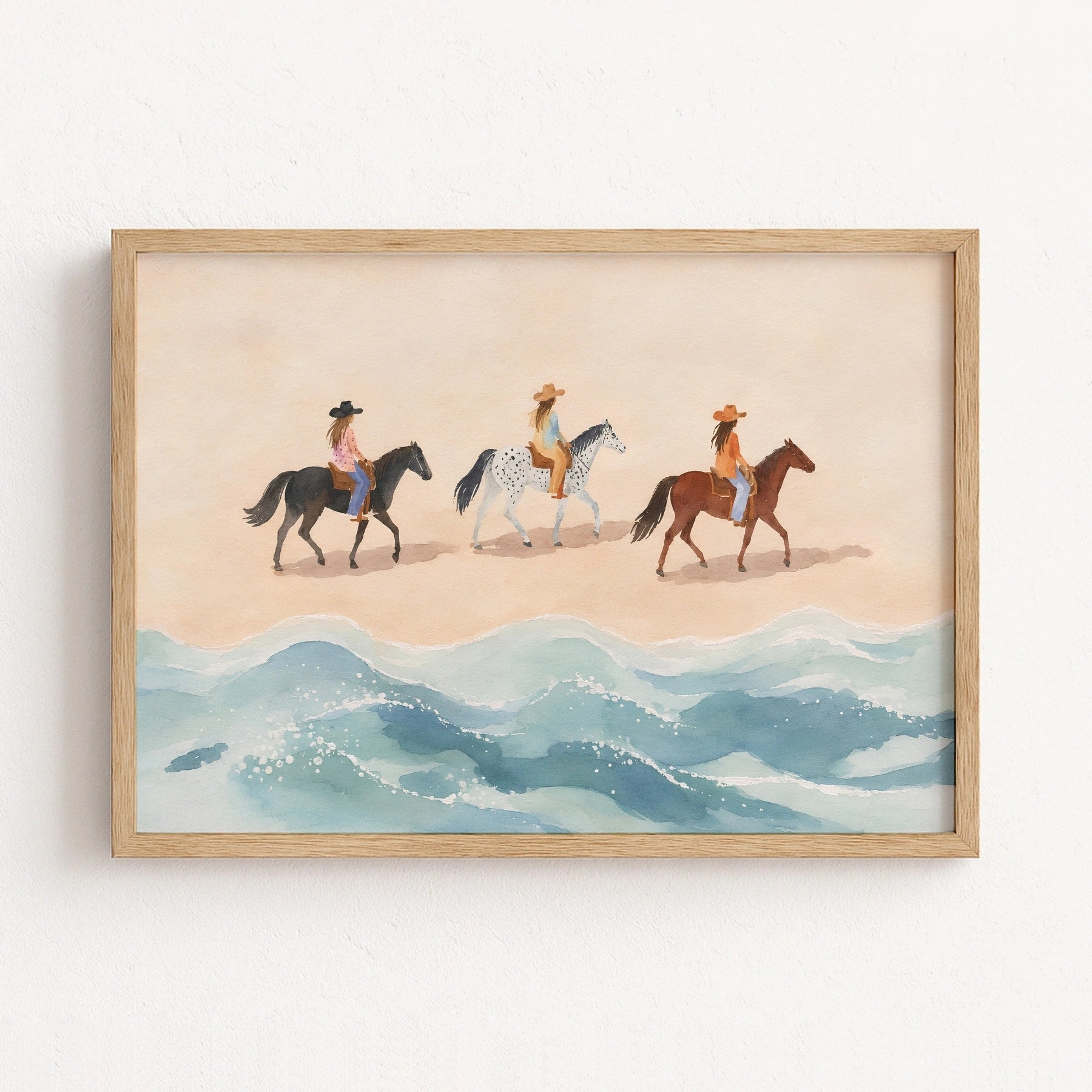 Coastal Cowgirl Duo Print