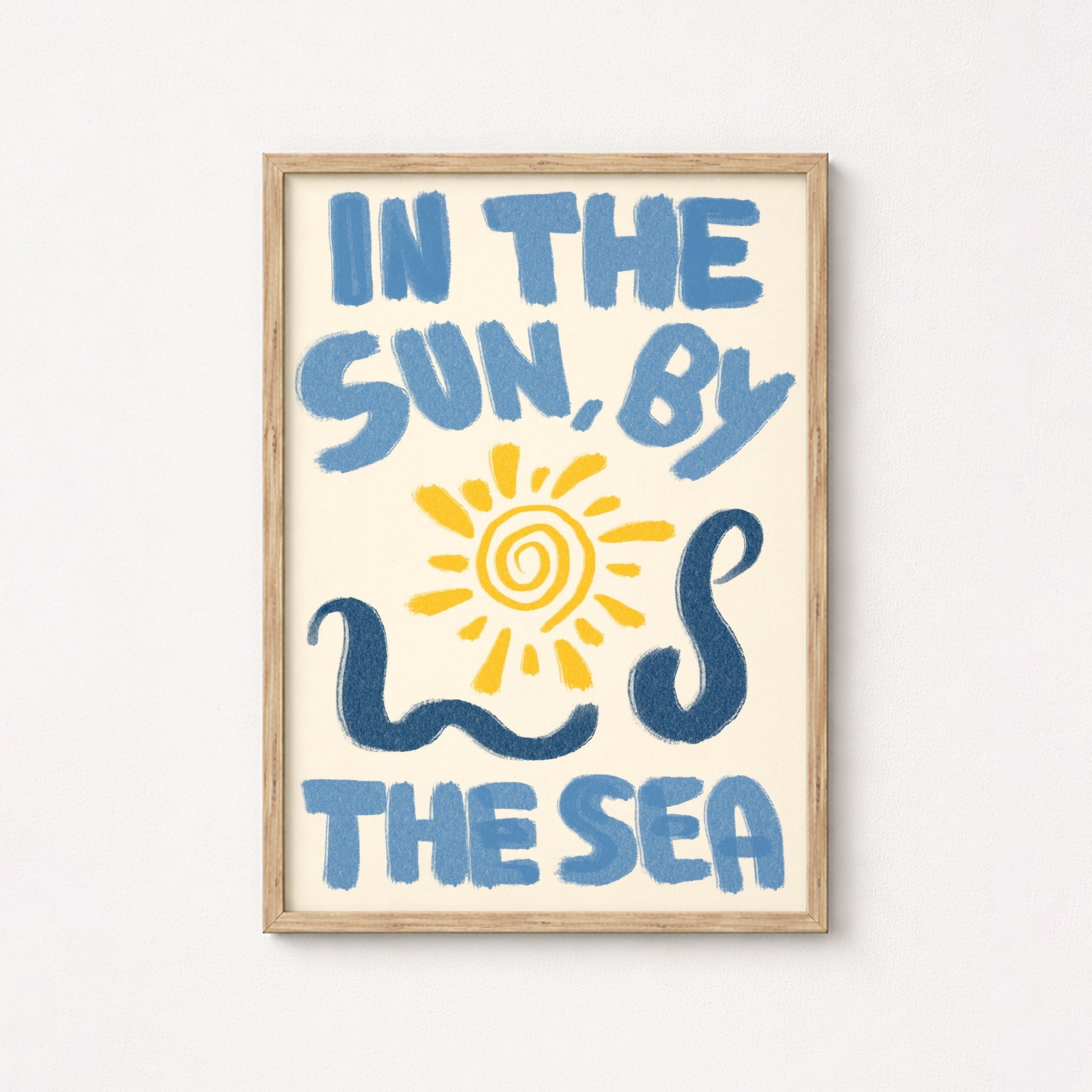 In the Sun by the Sea - Poster costiero