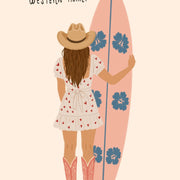 Coastal Cowgirl Surf – Coastal Wall Art