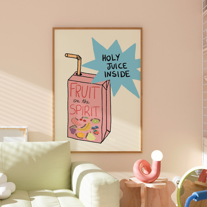 Fruit of the Spirit Print – Funny Christian Wall Art