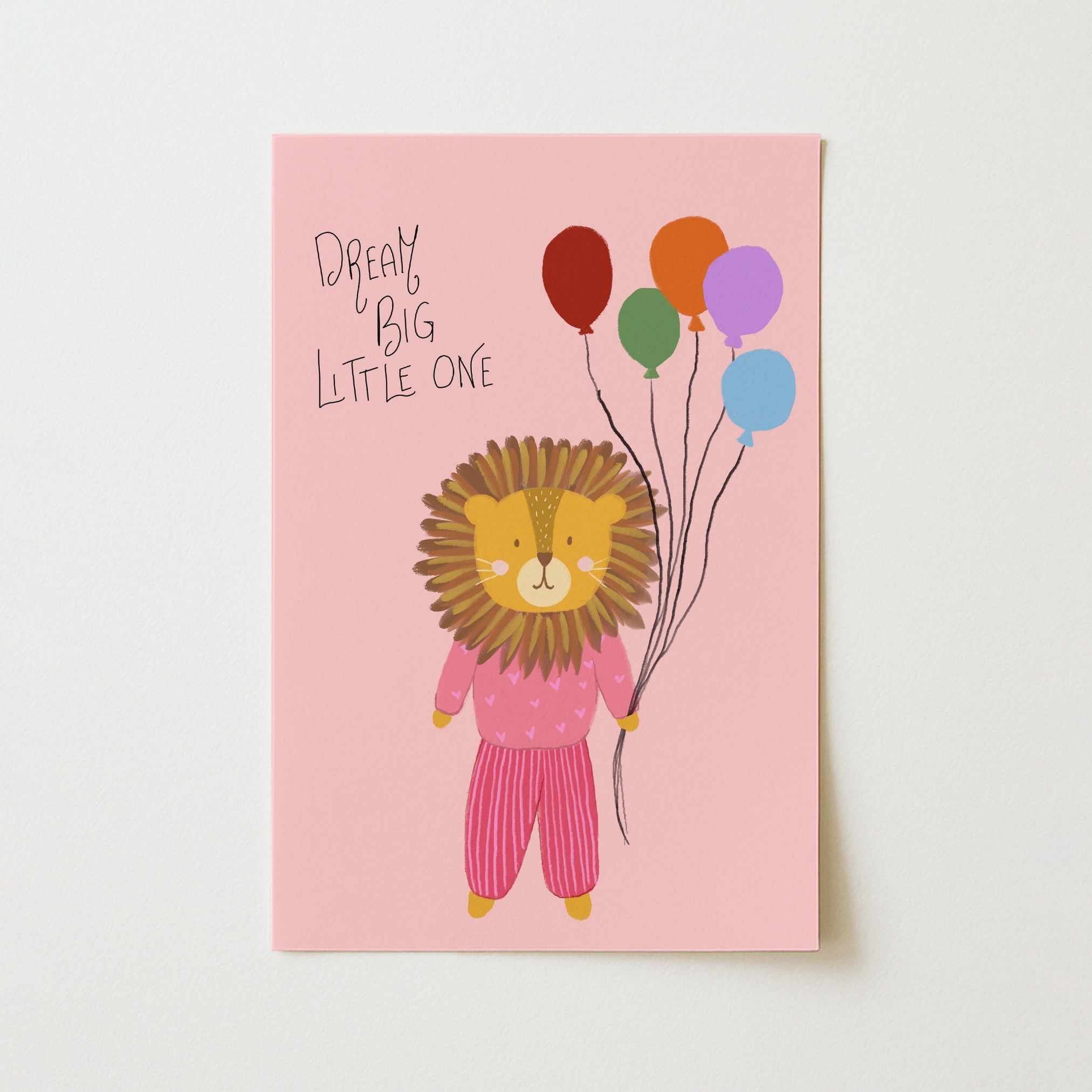 Dream Big Little One Nursery Print