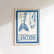 Sardine Blue Tail – Coastal Wall Art