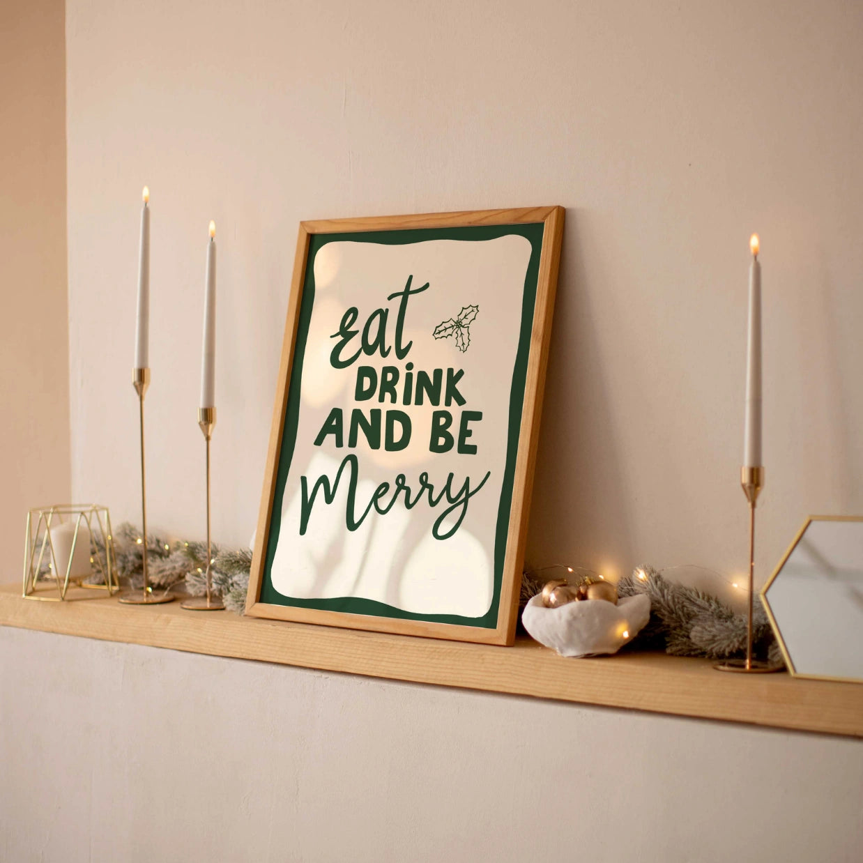Eat Drink and Be Merry Poster
