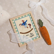 Rocking Horse guided by his Light - Nursery & Kids Wall Art