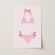 Pink Bikini - Poster costiero