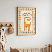 Whimsical Giraffe – Poster per bambini