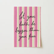 Soft Coquette Faith Decor – Christian Wall Art