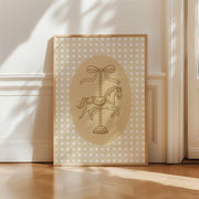 Vintage Carousel Horse - Nursery & Kids Wall Art