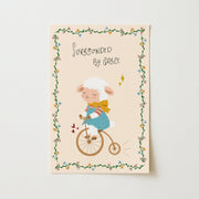 Cute Lamb Baby – Nursery & kids wall art